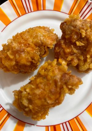 A picture of Cornflakes chicken.