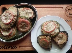 Una foto de Berenjenas y Zapallitos rellenos