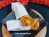 Paneer Paratha Wrap (tiffin - friendly)
