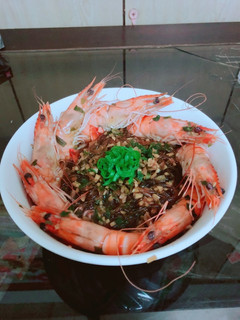 鮮蝦粉絲煲 的食譜成品照片
