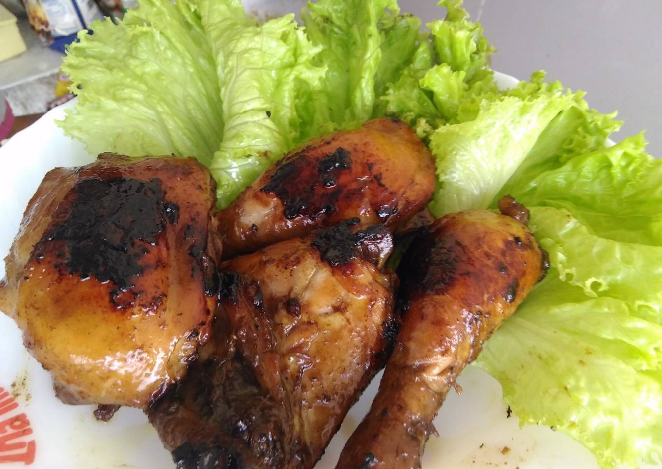 Ayam bakar madu teflon simple pisan