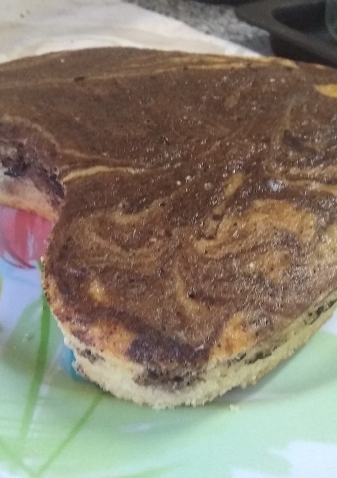 Una foto de Bizcochuelo marmolado fácil y rápido
