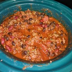 A picture of Tryed FIREBALL CHILI SEASONING....OH YA CAN'T MAKE CHILI WITHOUT GREEN 💚 CHILIS.