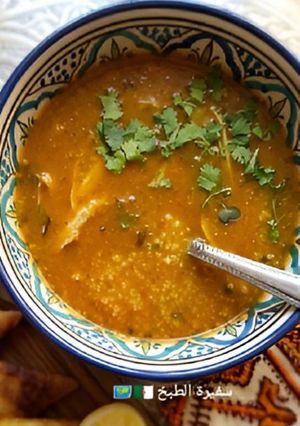 صورة لوصفة شوربة مرمز تقليدية جزائرية🇩🇿