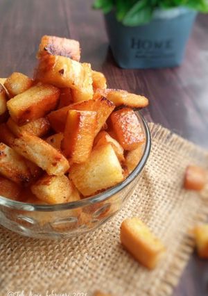 Foto resep Roti popcorn karamel
