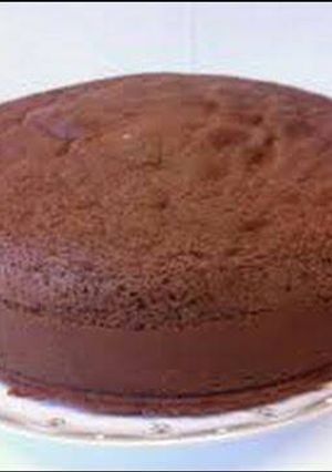 Una foto de Bizcochuelo de café y chocolate