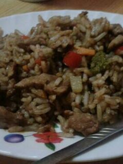 Una foto de Arroz chino a mi manera
