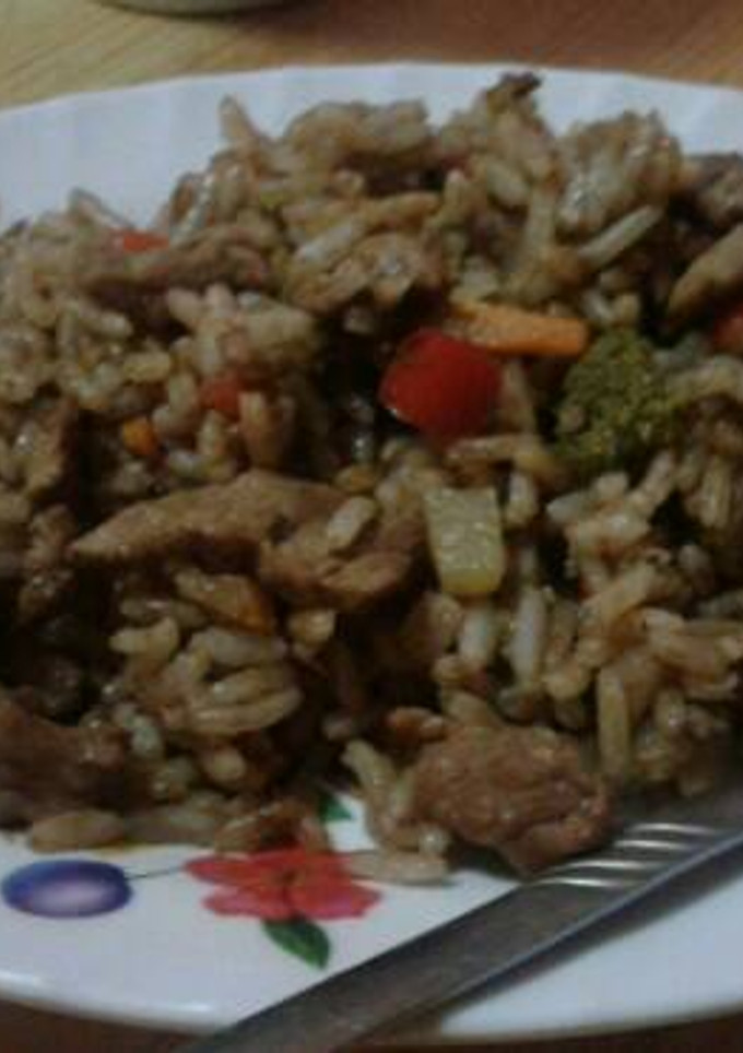 Una foto de Arroz chino a mi manera