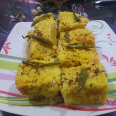 A picture of Dhokla.