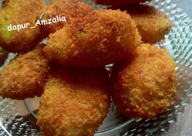 Resep: Prekedel Kentang  Tepung Roti yang Renyah