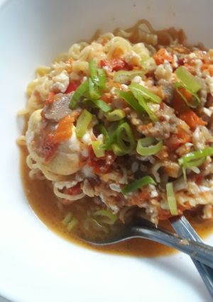 Foto resep Mie Kuah Seblak Pedas