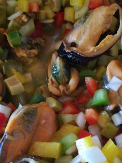 Una foto de Mejillones a la vinagreta