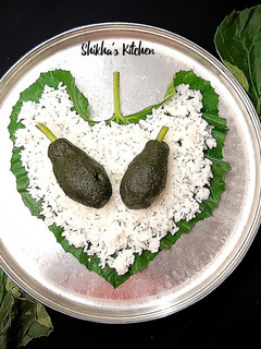 লাউ পাতার নিরামিষ ভর্তা রেসিপির প্রধান ছবি