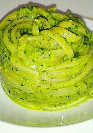 Foto di Linguine al pesto di rucola