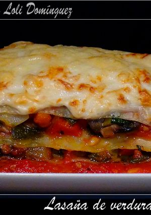 Foto principal de Lasaña de verduras y queso