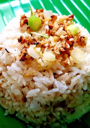 A picture of Burnt Garlic Jasmine Rice.