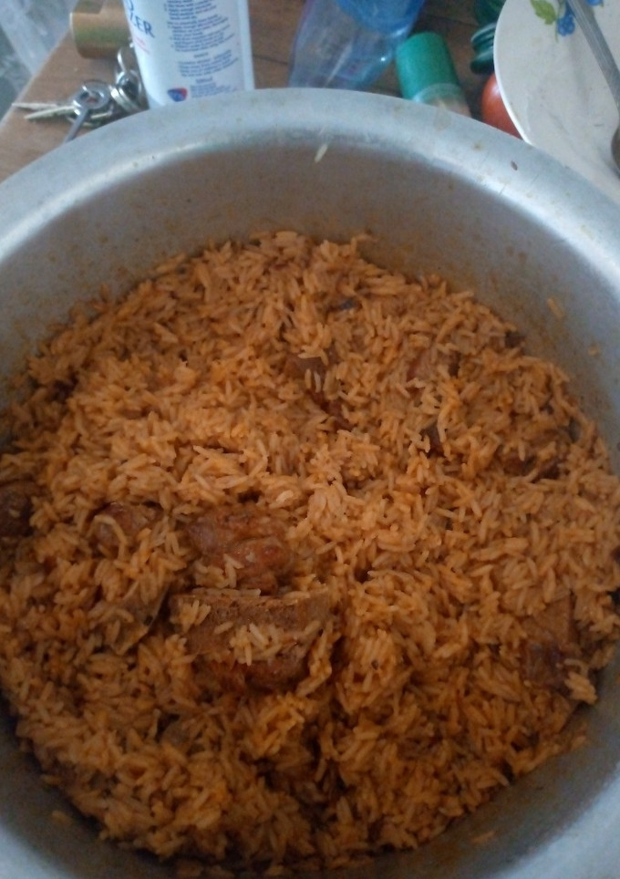 A picture of A simple pilau.