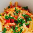Cajun pasta with shrimp