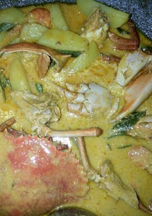 Foto resep Kepiting masak santan khas Aceh
