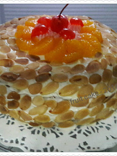 Foto resep Cake ultah fruity almond