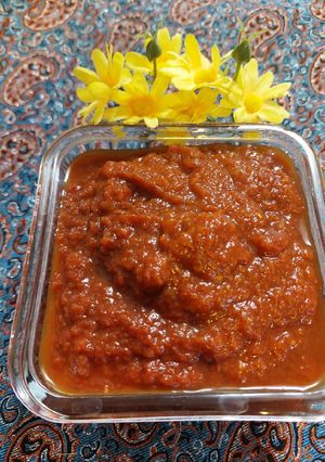 عکسی از دستور پوره گوجه فرنگی