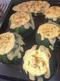Zapallitos italianos rellenos ✨ pollo - champiñón