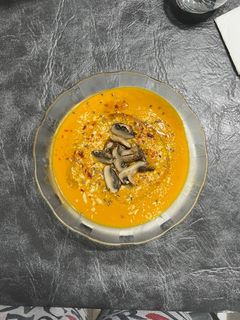 Una foto de Sopa crema de calabaza
