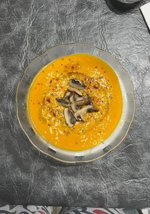 Una foto de Sopa crema de calabaza
