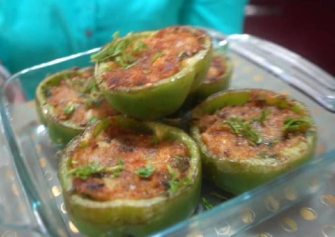Simple Way to Make Any-night-of-the-week Bharwa Shimla Mirch Sabzi