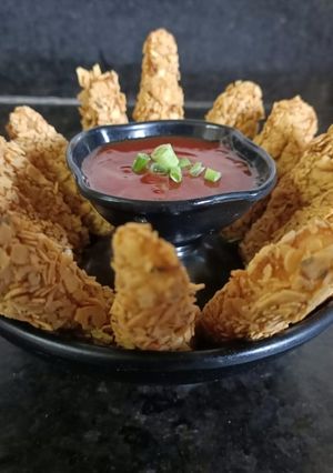पापड़ फ्राइज (Papad Fries recipe in HIndi) रेसिपी मुख्य फोटो