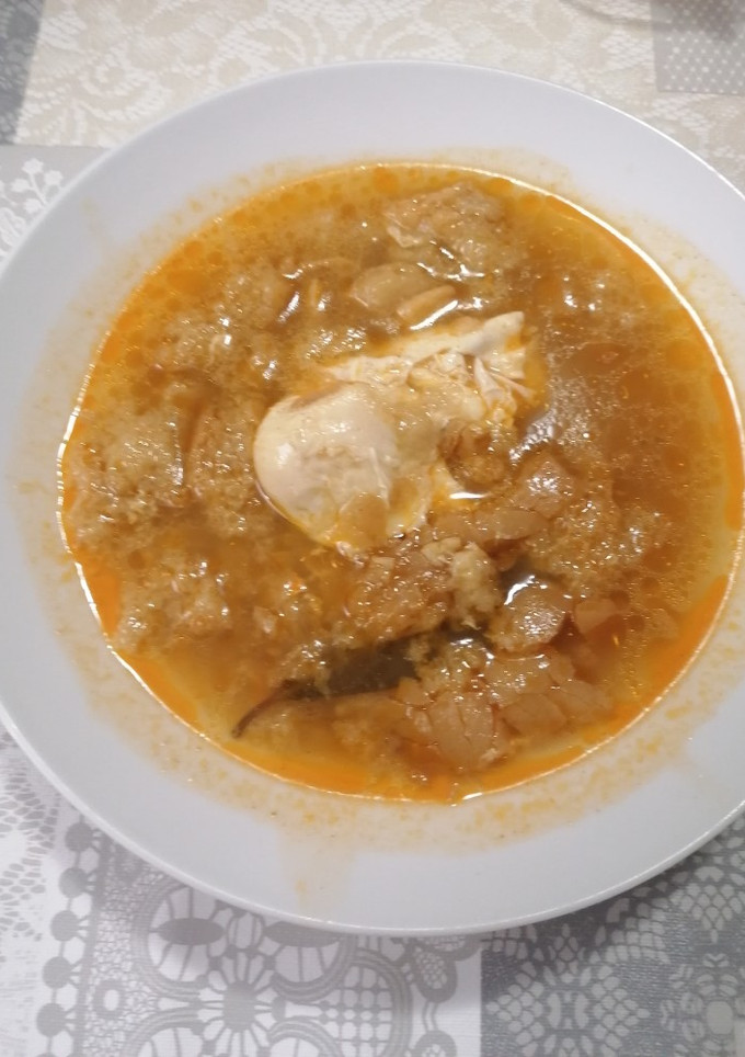 Una foto de 257. Sopa castellana vegetariana