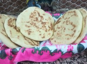 صورة لوصفة الخبز العربي
