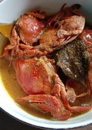 Foto resep Rajungan kuah santan pedas