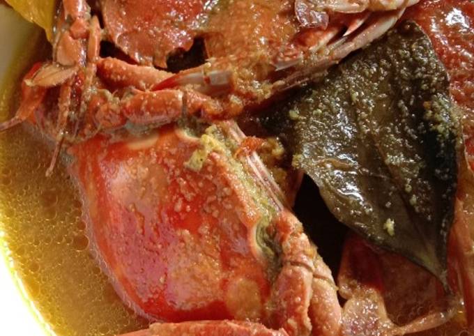 Resep Rajungan kuah santan pedas, Sempurna