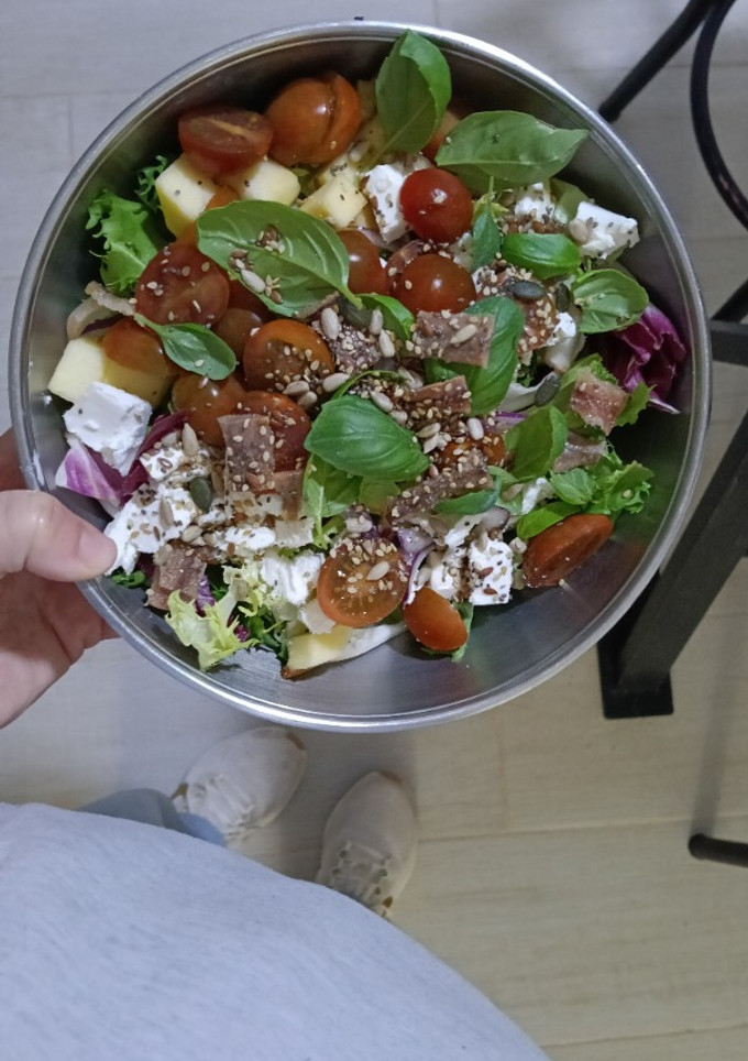Una foto de Mi ensalada griega