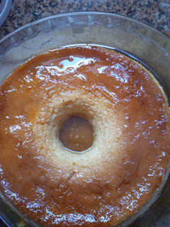 Una foto de Flan casero