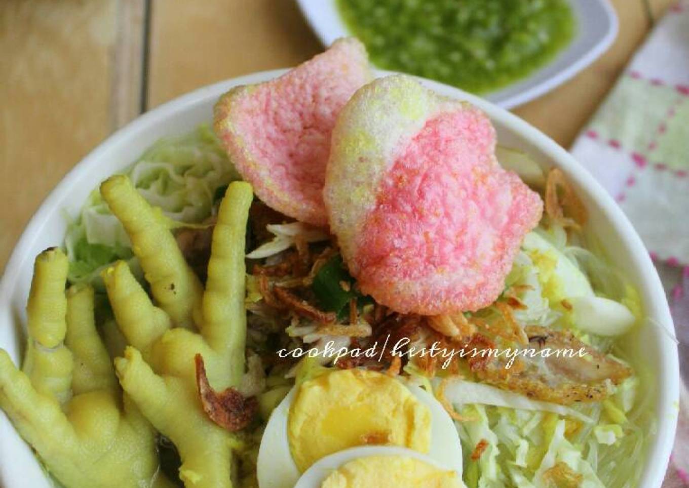 Soto ayam ceker