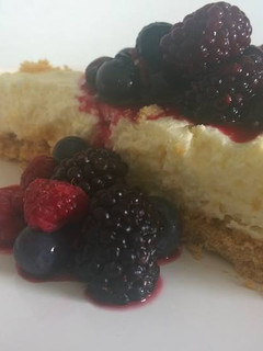 Una foto de Cheesecake de frutos rojos