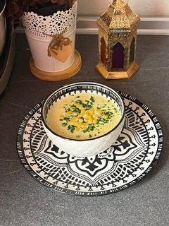 صورة لوصفة شوربة الذرة