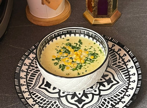 صورة لوصفة شوربة الذرة