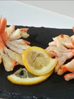 Una foto de Gambas a la plancha