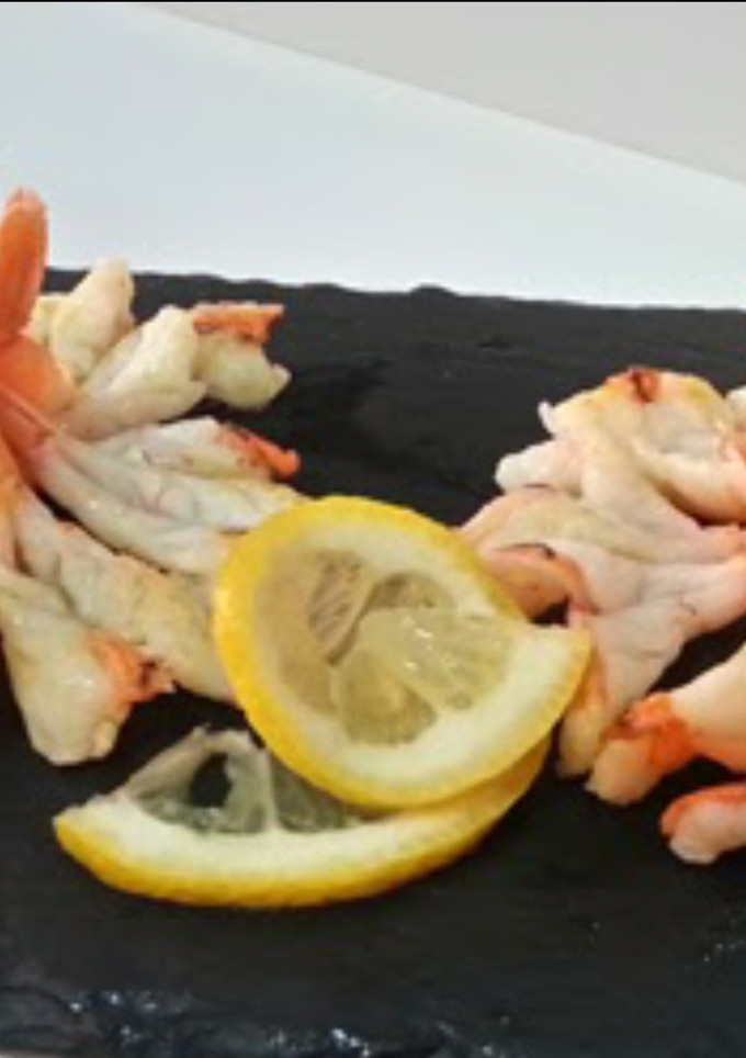 Una foto de Gambas a la plancha