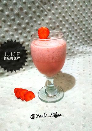 Foto resep Juice Strawberry