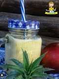 Smoothie de abacaxi com manga