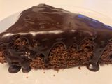 Bizcocho de nutella con glaseado