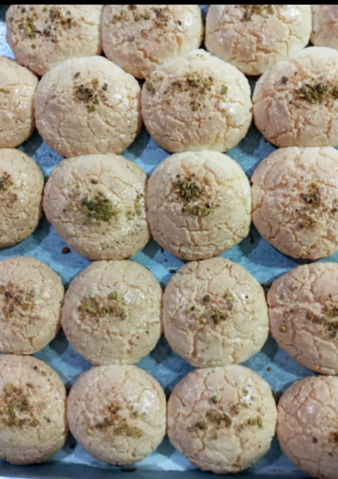 عکسی از دستور شیرینی نارگیلی