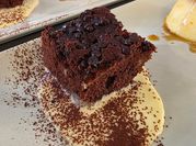 Una foto di pere cioccolato