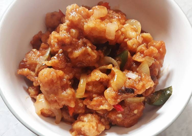 Cumi saus asam manis pedas