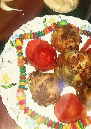 A picture of #bandhan crispy cheesy rice balls.