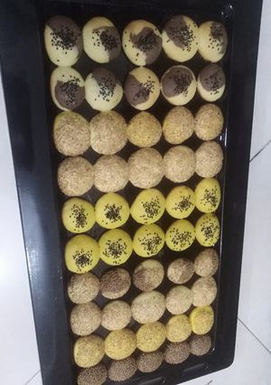 عکسی از دستور کلوچه کنجدی